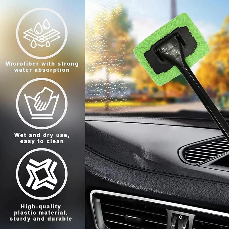 Interior Windshield Cleaning Brush Kit