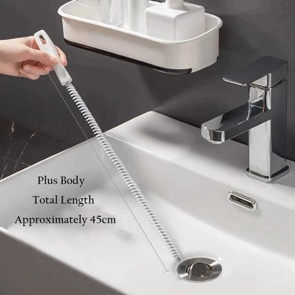 Flexible Drain Clog Remover & Sink Cleaning Brush