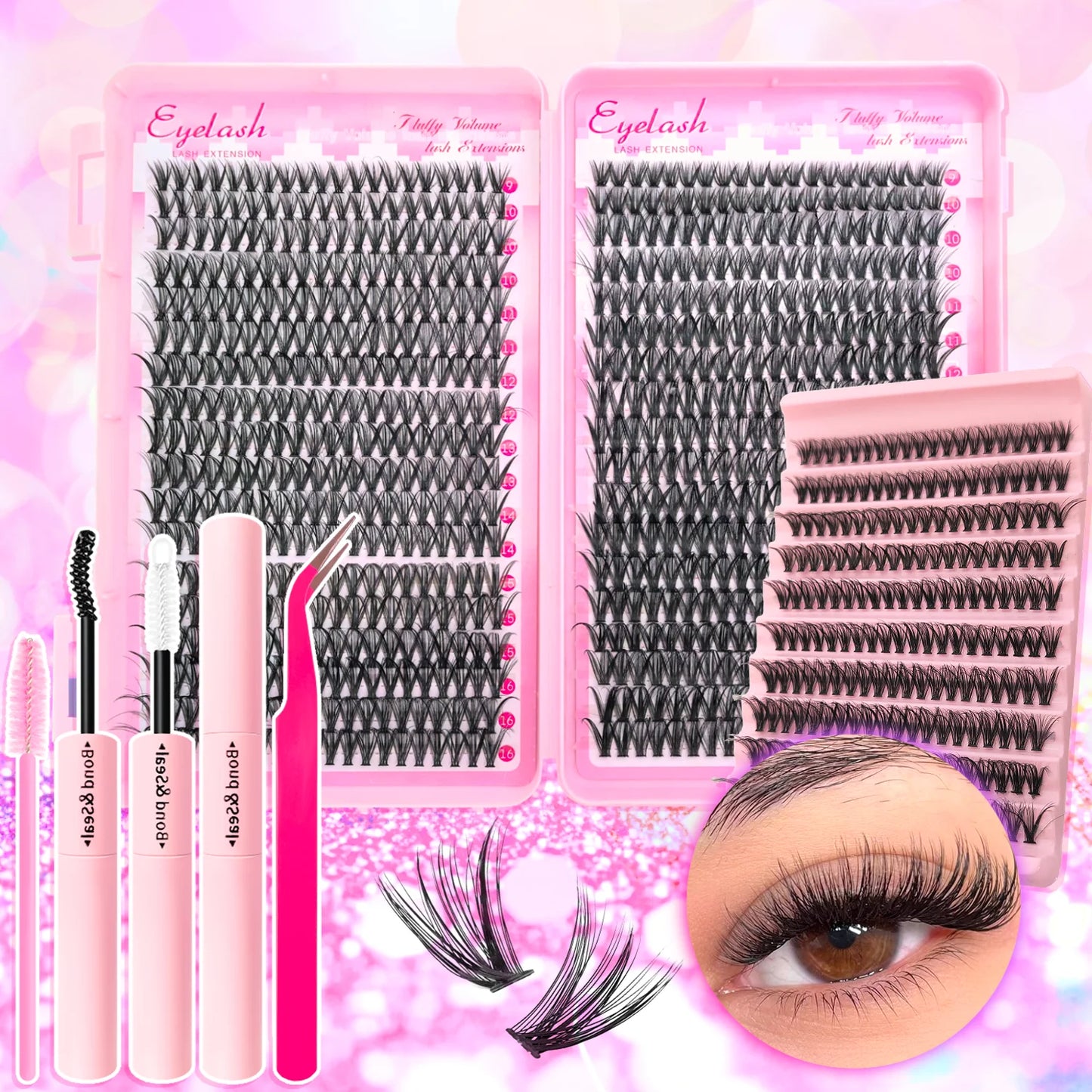 eyelash Extension Kit Fluffy Eyelash