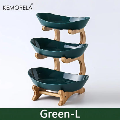 Modern Multi-Layer Fruit & Dessert Stand