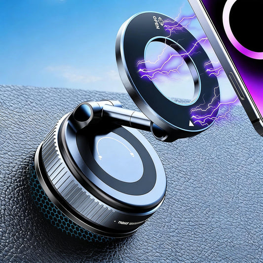 Magnetic Phone Holder 360° – Desk, Dashboard & Windshield
