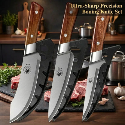 High Carbon Steel Boning & Fillet Knife Set