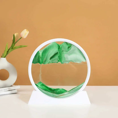 Deep Sea Moving Sand Art Glass Picture