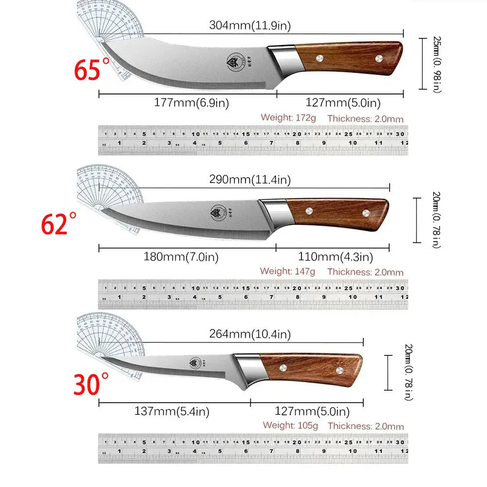 High Carbon Steel Boning & Fillet Knife Set