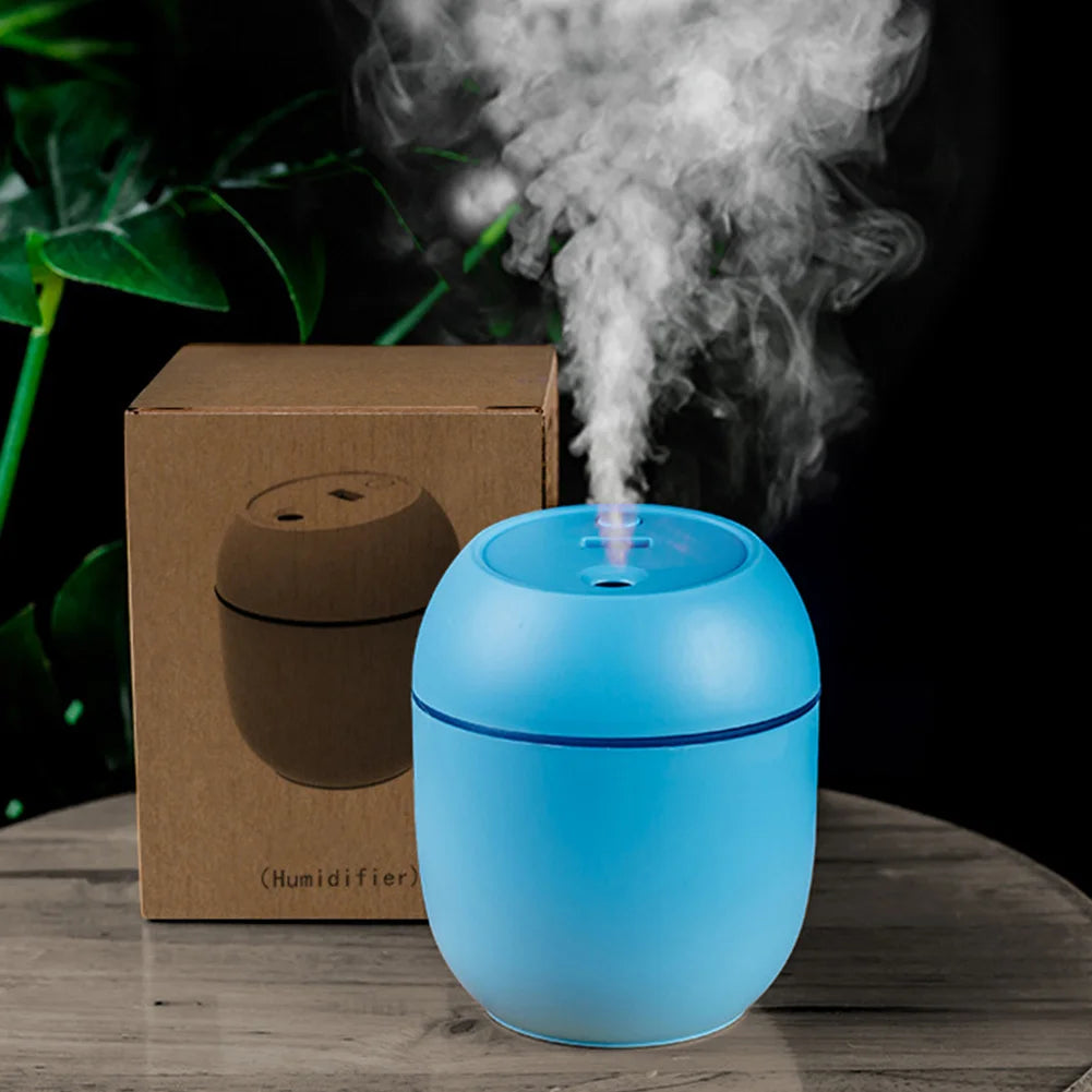 Silent USB Aroma Humidifier with Color LED Light
