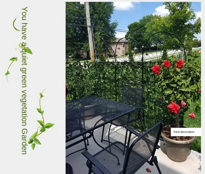 Artificial Ivy Hedge Green Leaf Fence Panels