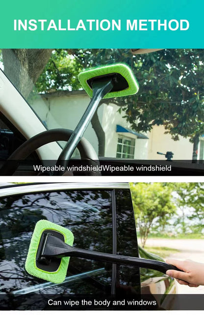 Interior Windshield Cleaning Brush Kit