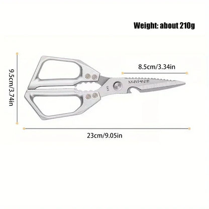 Heavy Duty Kitchen Shears with Bone Cutter & Scraper