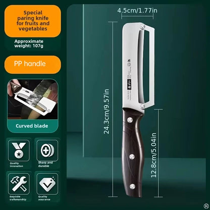 Wooden Handle Stainless Steel Peeler & Slicer