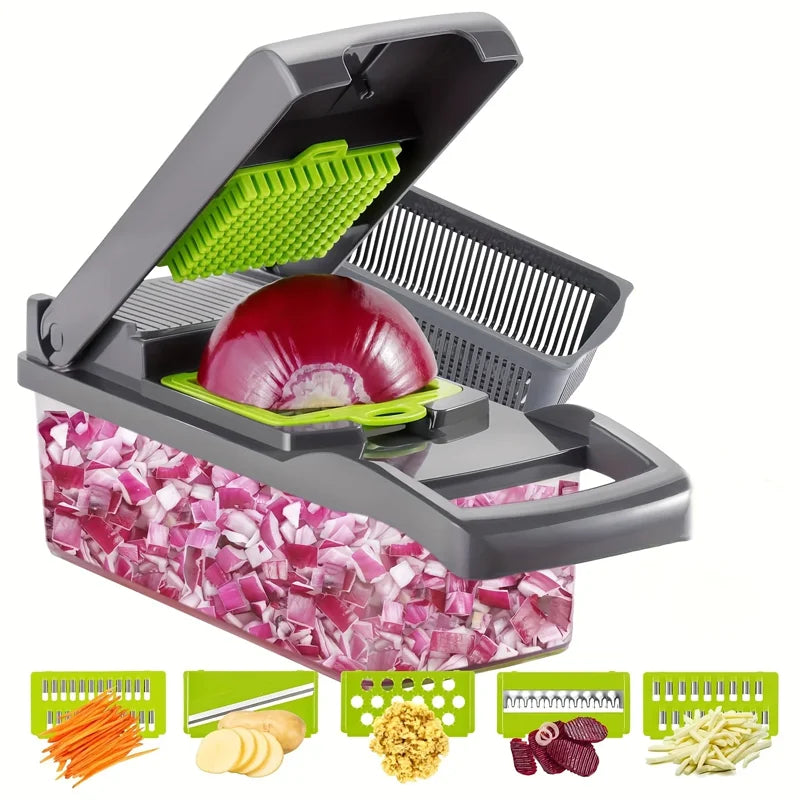 Multi-function Vegetable Chopper Slicer & Dicer Set