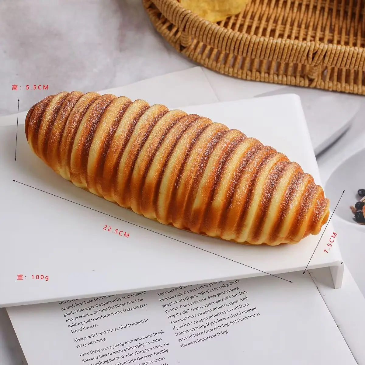 Bread Squishy Fidget Toy