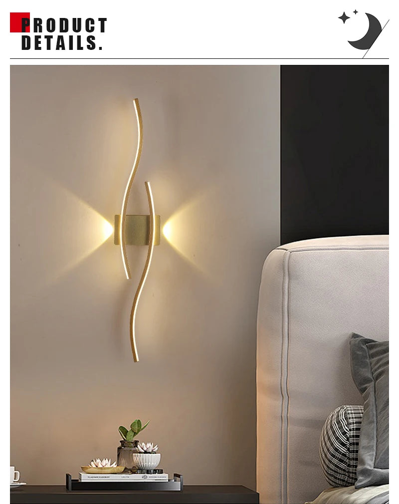Modern Dimmable LED Bar Wall Lamp