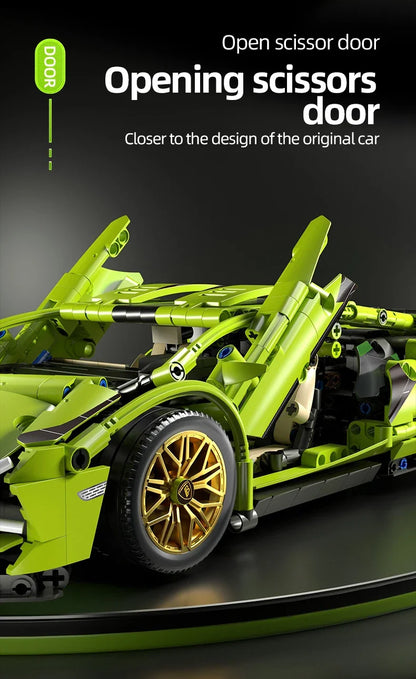 Sport Car 1280PCS Model Building Blocks City