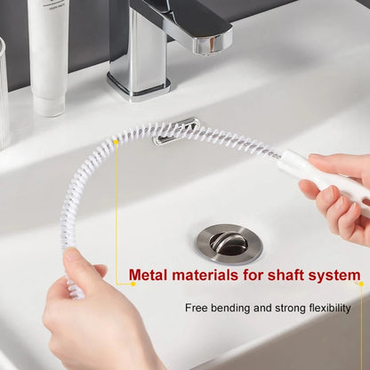 Flexible Drain Clog Remover & Sink Cleaning Brush