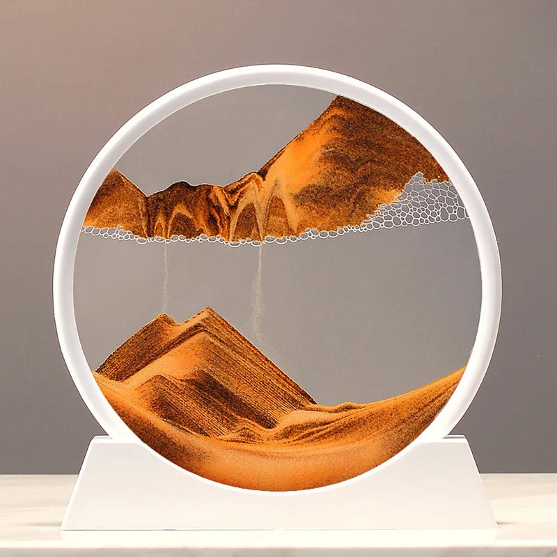 Deep Sea Moving Sand Art Glass Picture