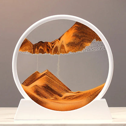 Deep Sea Moving Sand Art Glass Picture