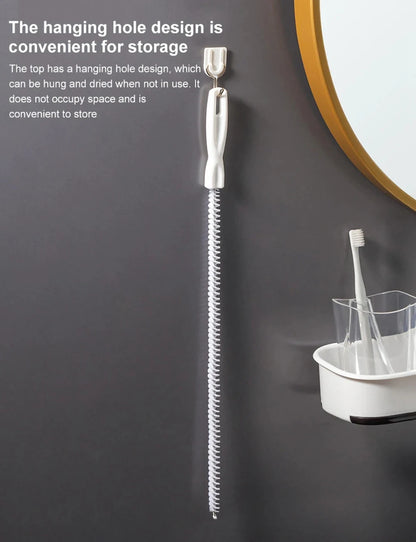 Flexible Drain Clog Remover & Sink Cleaning Brush