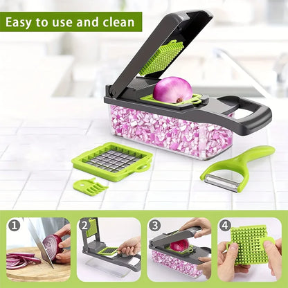 Multi-function Vegetable Chopper Slicer & Dicer Set
