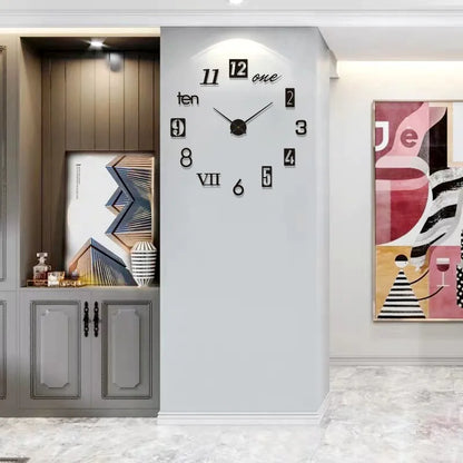 Modern Acrylic 3D Glow Wall Clock