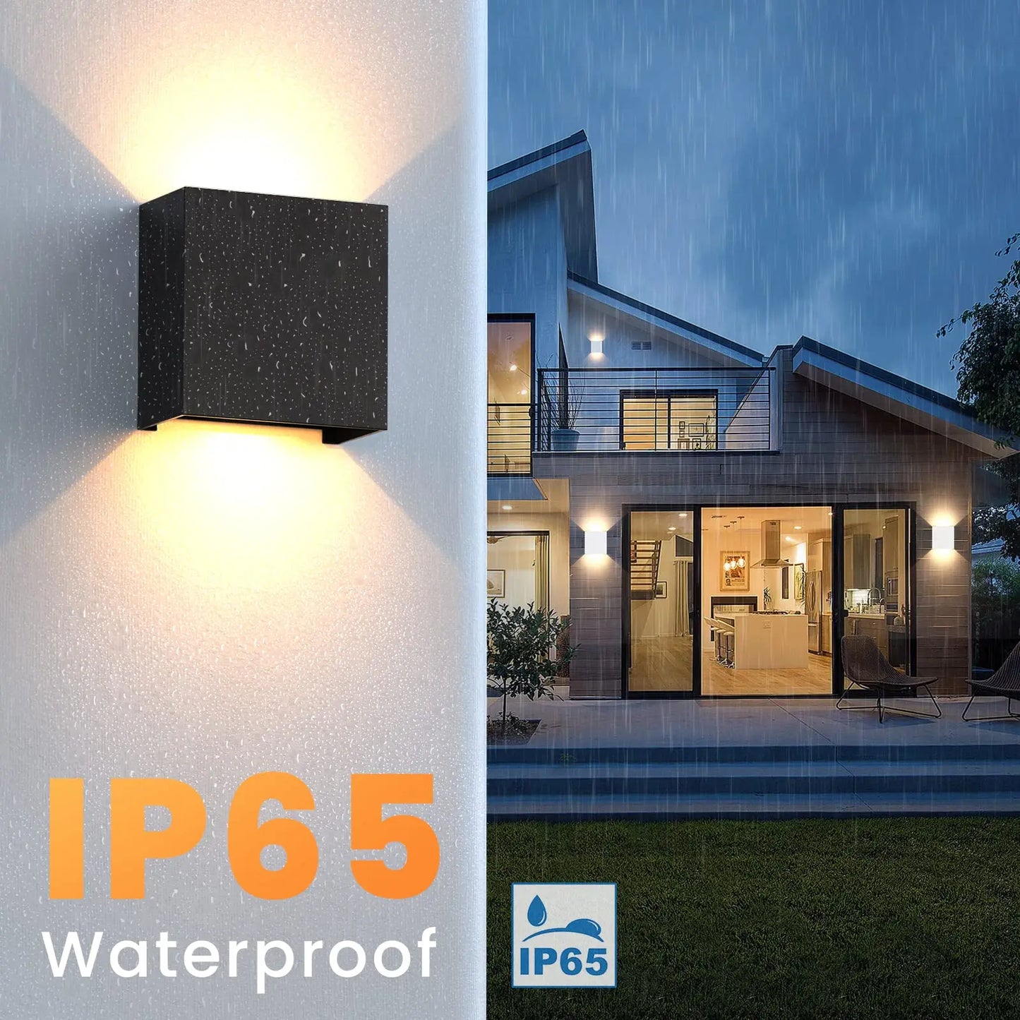Modern Waterproof LED Wall Sconce Light