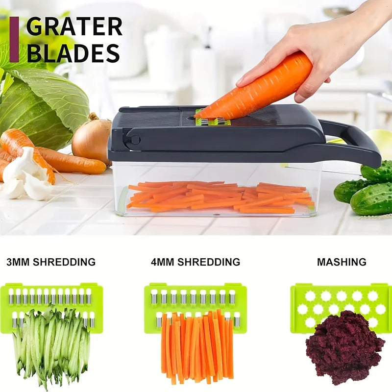 Multi-function Vegetable Chopper Slicer & Dicer Set