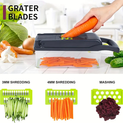 Multi-function Vegetable Chopper Slicer & Dicer Set