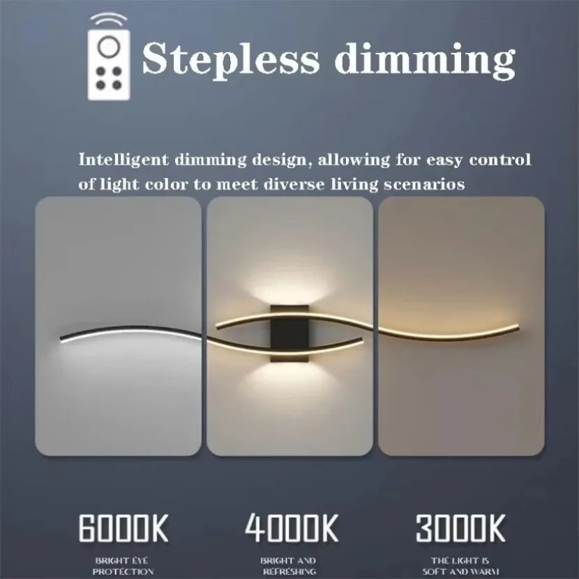 Modern Dimmable LED Bar Wall Lamp
