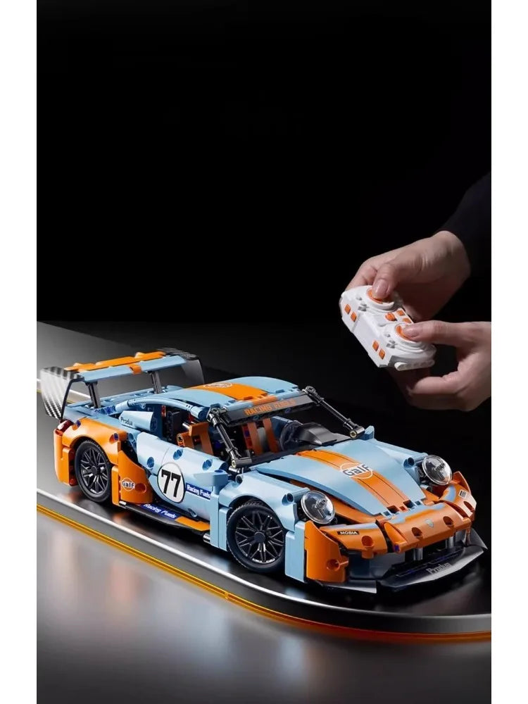 Technical Racing Sport Car Building Blocks
