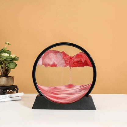 Deep Sea Moving Sand Art Glass Picture