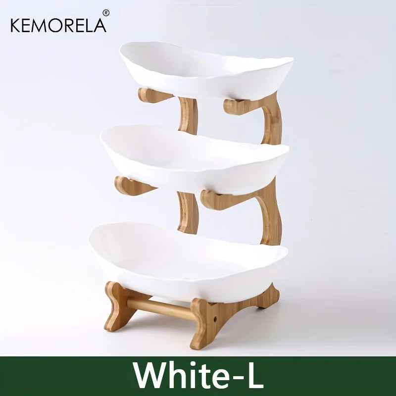 Modern Multi-Layer Fruit & Dessert Stand