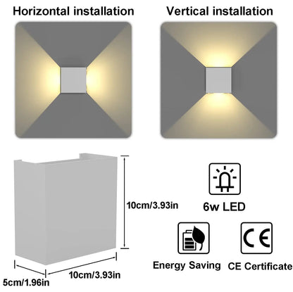 Modern Waterproof LED Wall Sconce Light
