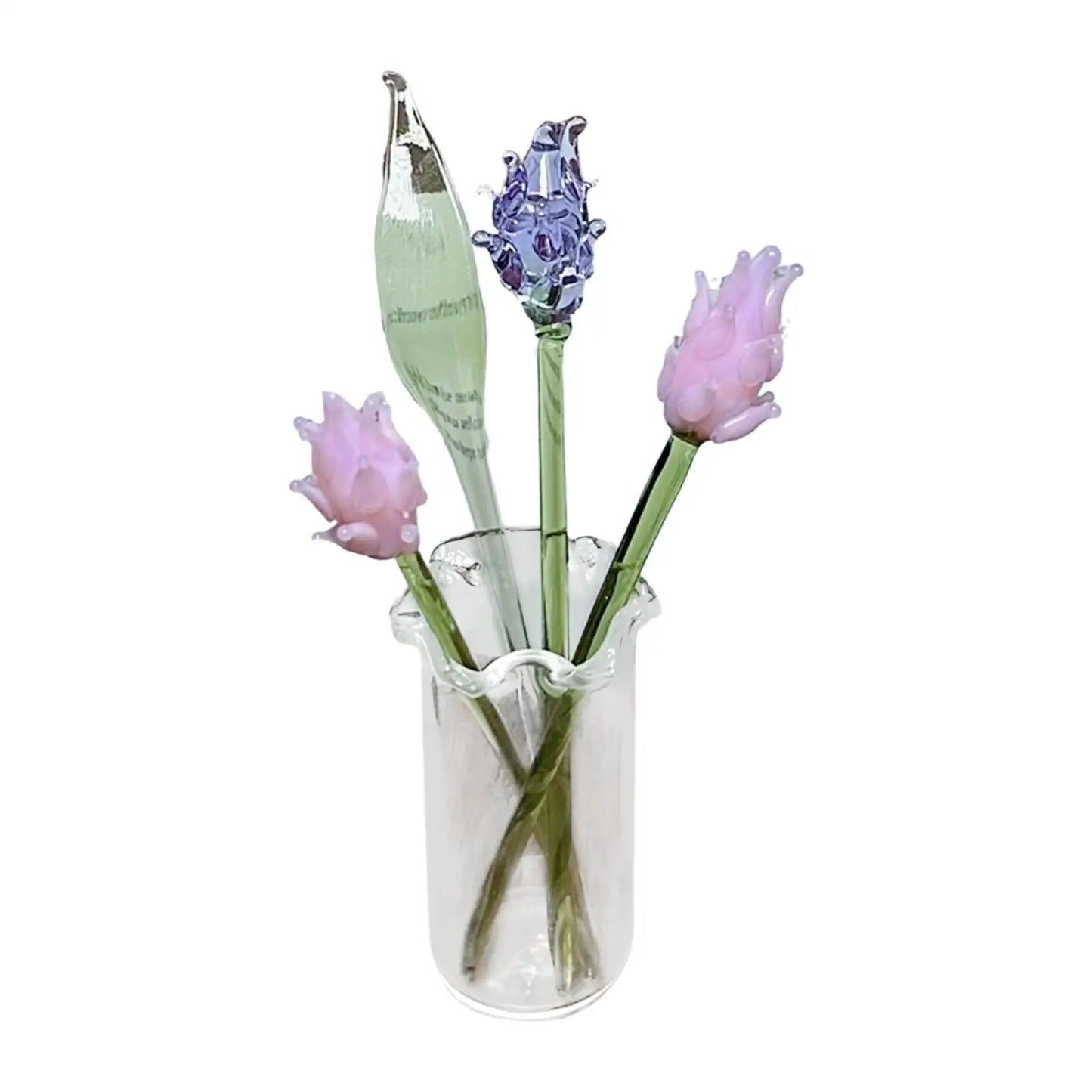Eternal Glass Flower Bouquet in Vase