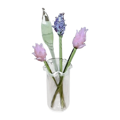 Eternal Glass Flower Bouquet in Vase