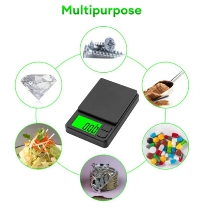 Precision Digital Pocket Scale 1000g – Backlit LCD, Travel Size