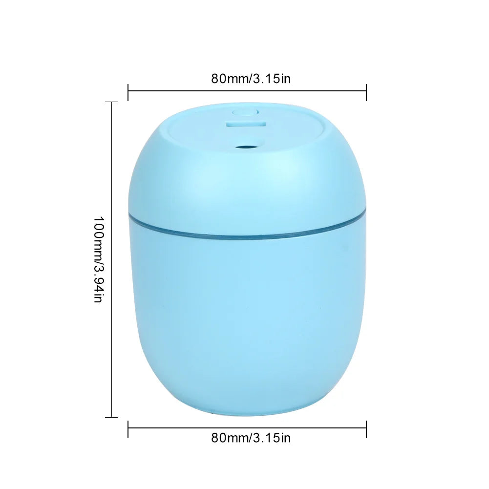Silent USB Aroma Humidifier with Color LED Light