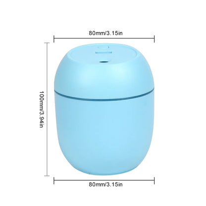 Silent USB Aroma Humidifier with Color LED Light