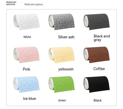 Self-Adhesive 3D Brick Wallpaper Panels