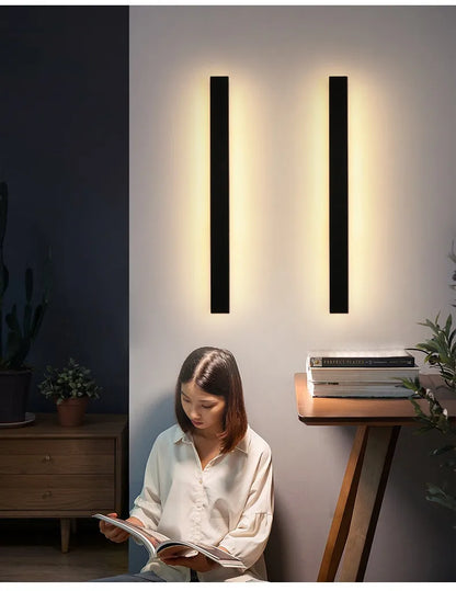 LED strip background wall lamp