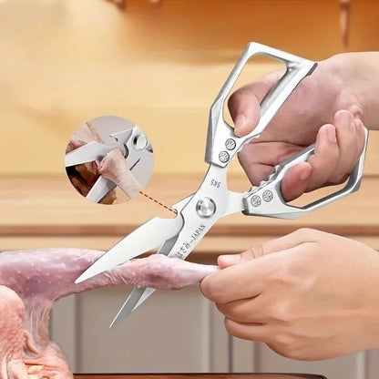 Heavy Duty Kitchen Shears with Bone Cutter & Scraper