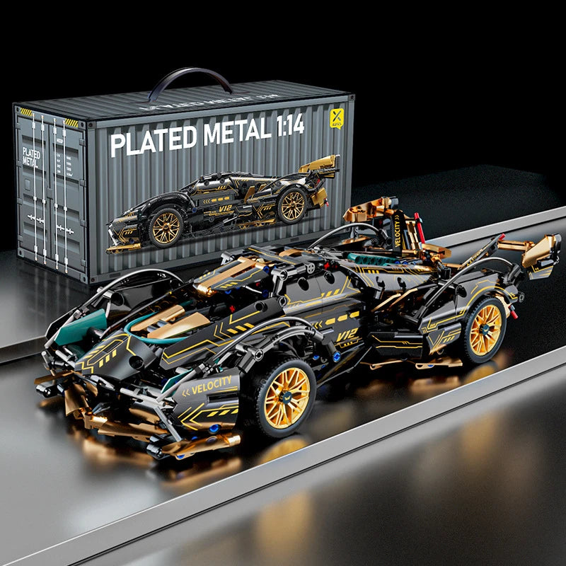 Black V12 Block  Roadster building block