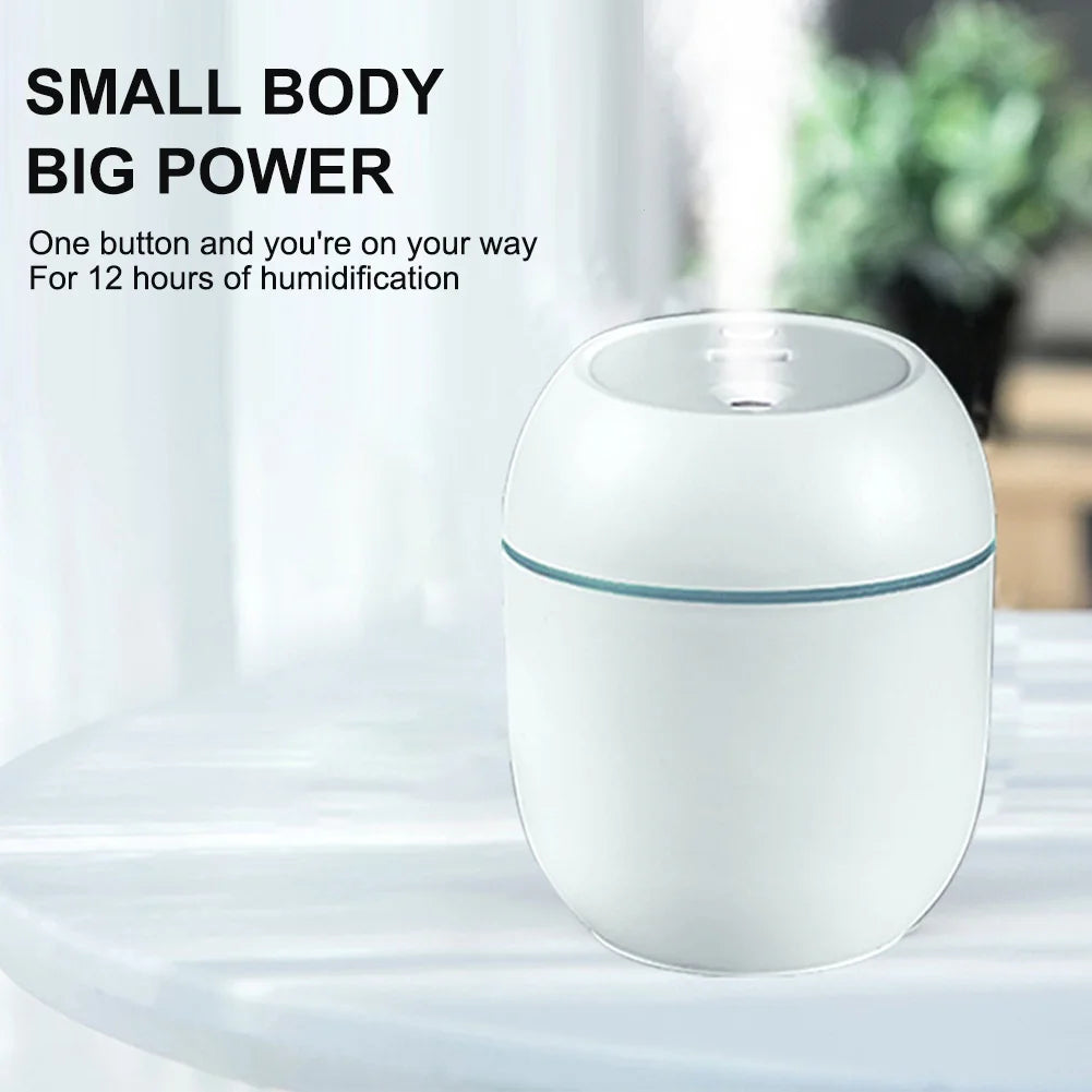 Silent USB Aroma Humidifier with Color LED Light