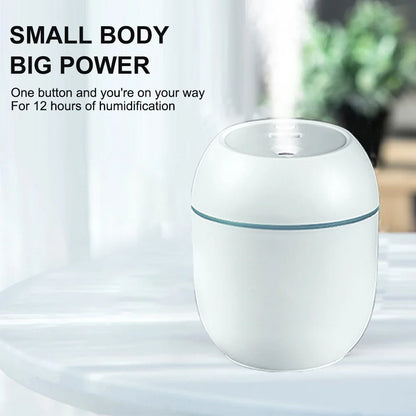 Silent USB Aroma Humidifier with Color LED Light