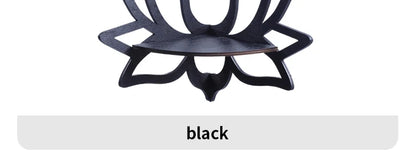 Wooden Lotus Aromatherapy & Candle Holder Shelf