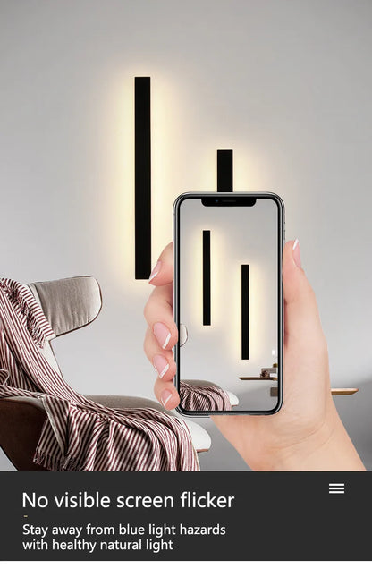 LED strip background wall lamp
