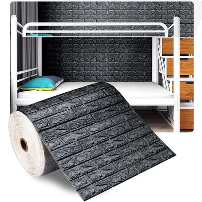 Self-Adhesive 3D Brick Wallpaper Panels