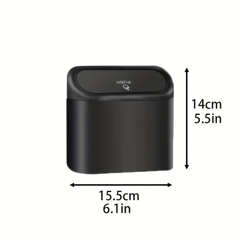 Mini Car Trash Can with Lid & 60 Bags