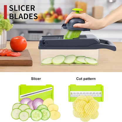 Multi-function Vegetable Chopper Slicer & Dicer Set