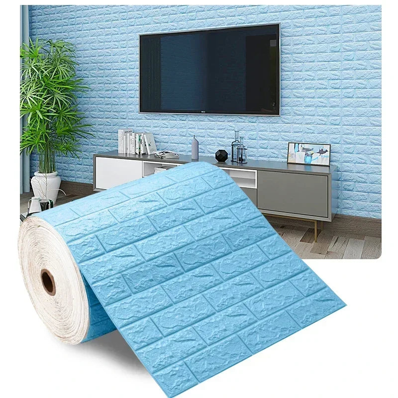 Self-Adhesive 3D Brick Wallpaper Panels