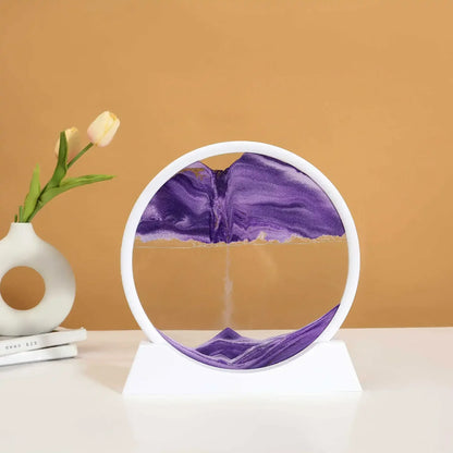 Deep Sea Moving Sand Art Glass Picture