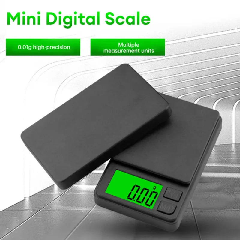 Precision Digital Pocket Scale 1000g – Backlit LCD, Travel Size